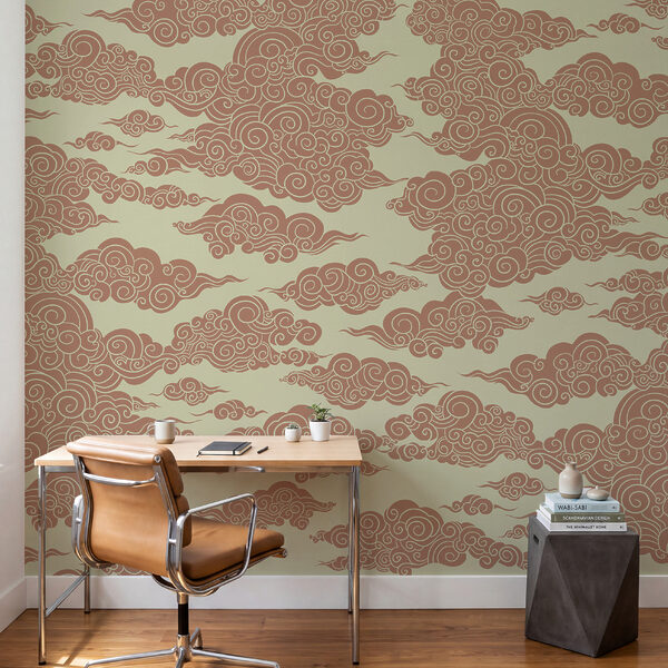 Pattern of clouds on a light background Pattern of clouds on a light background