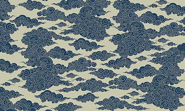 Pattern of clouds and swirls Pattern of clouds and swirls