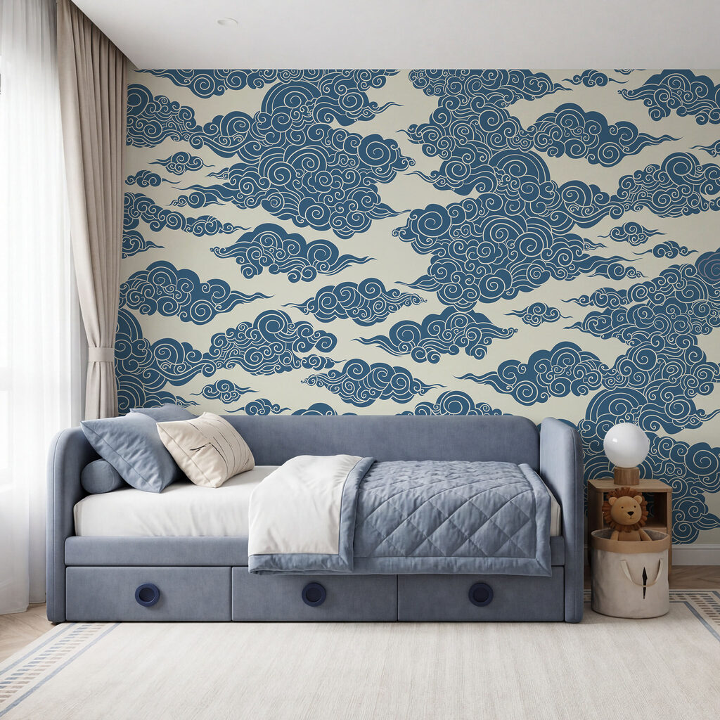 Pattern of clouds and swirls Pattern of clouds and swirls