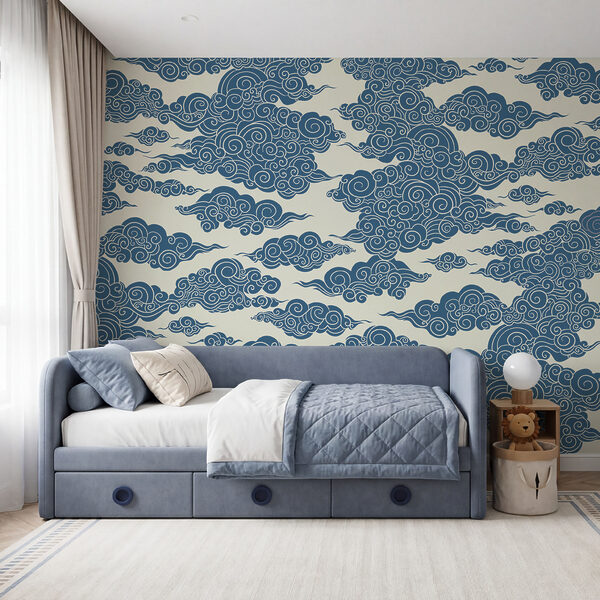 Pattern of clouds and swirls Pattern of clouds and swirls