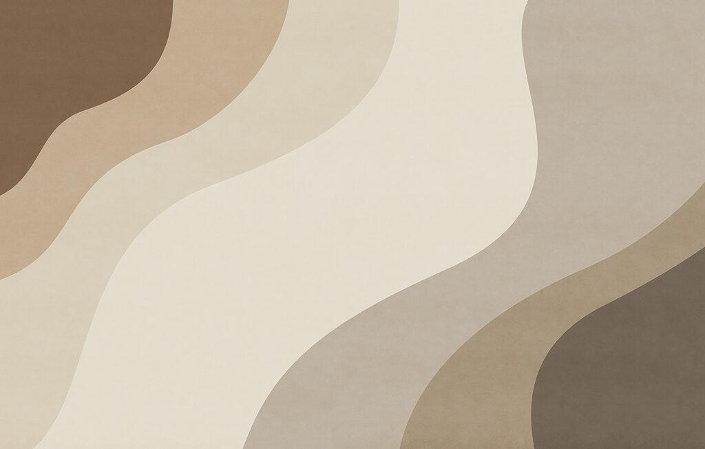 White and brown wavy pattern White and brown wavy pattern