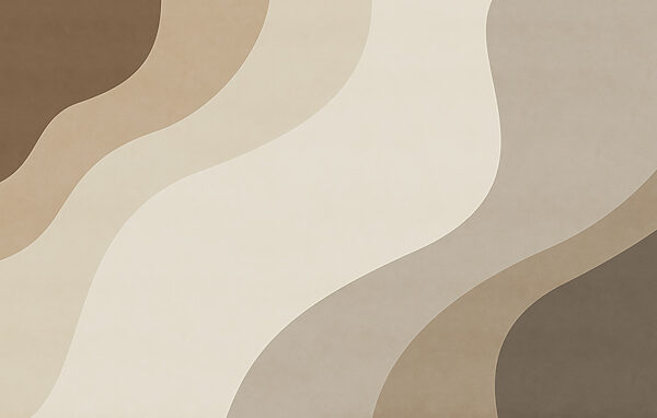 White and brown wavy pattern White and brown wavy pattern