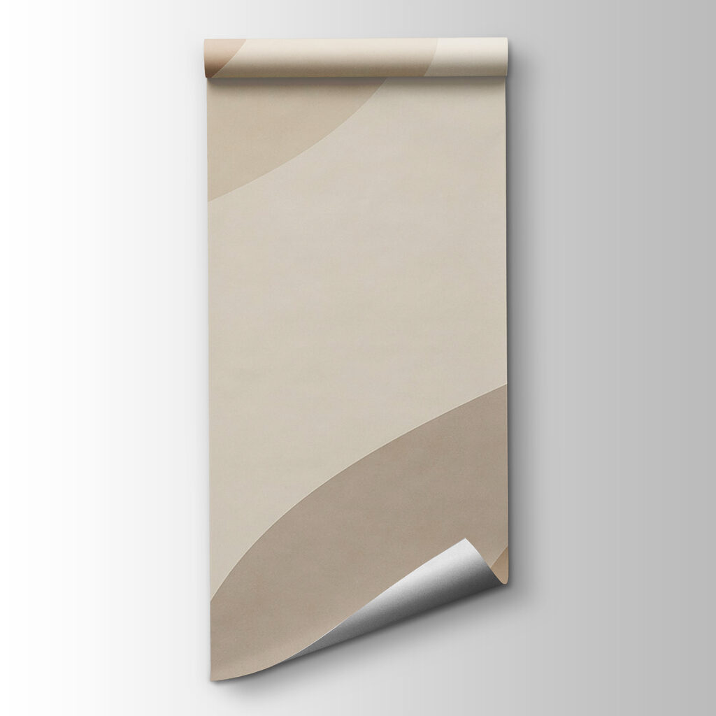 White and brown wavy pattern White and brown wavy pattern