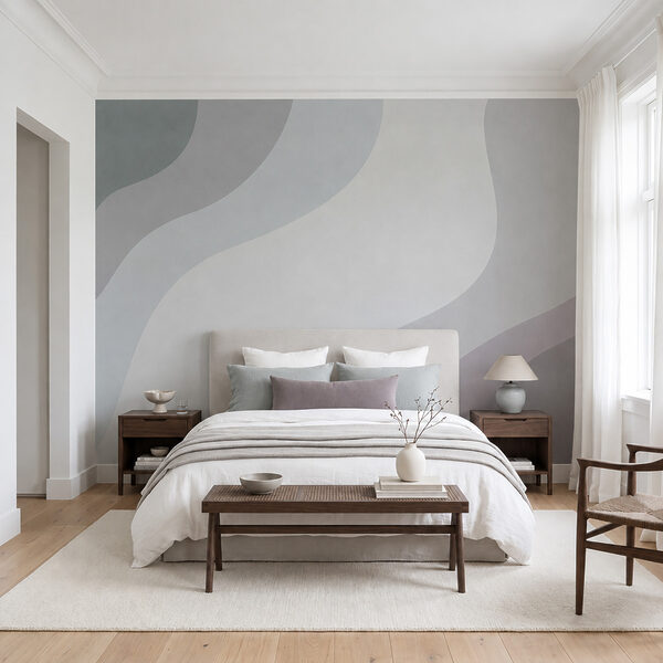 White and grey wavy pattern