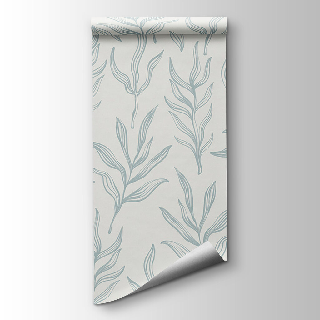 Pattern of leaves on a white background Pattern of leaves on a white background