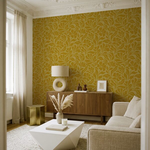Yellow and white pattern Yellow and white pattern