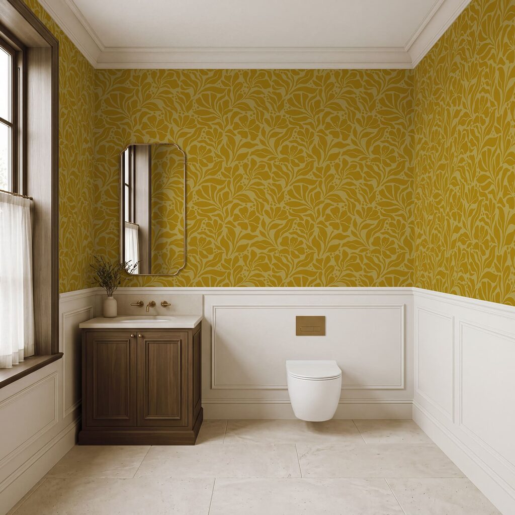 Yellow and white pattern Yellow and white pattern