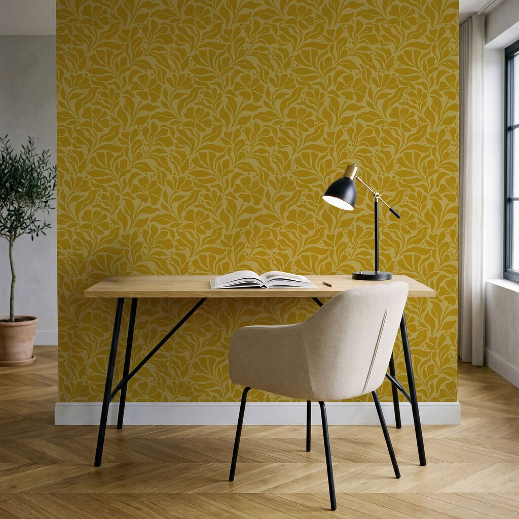 Yellow and white pattern Yellow and white pattern