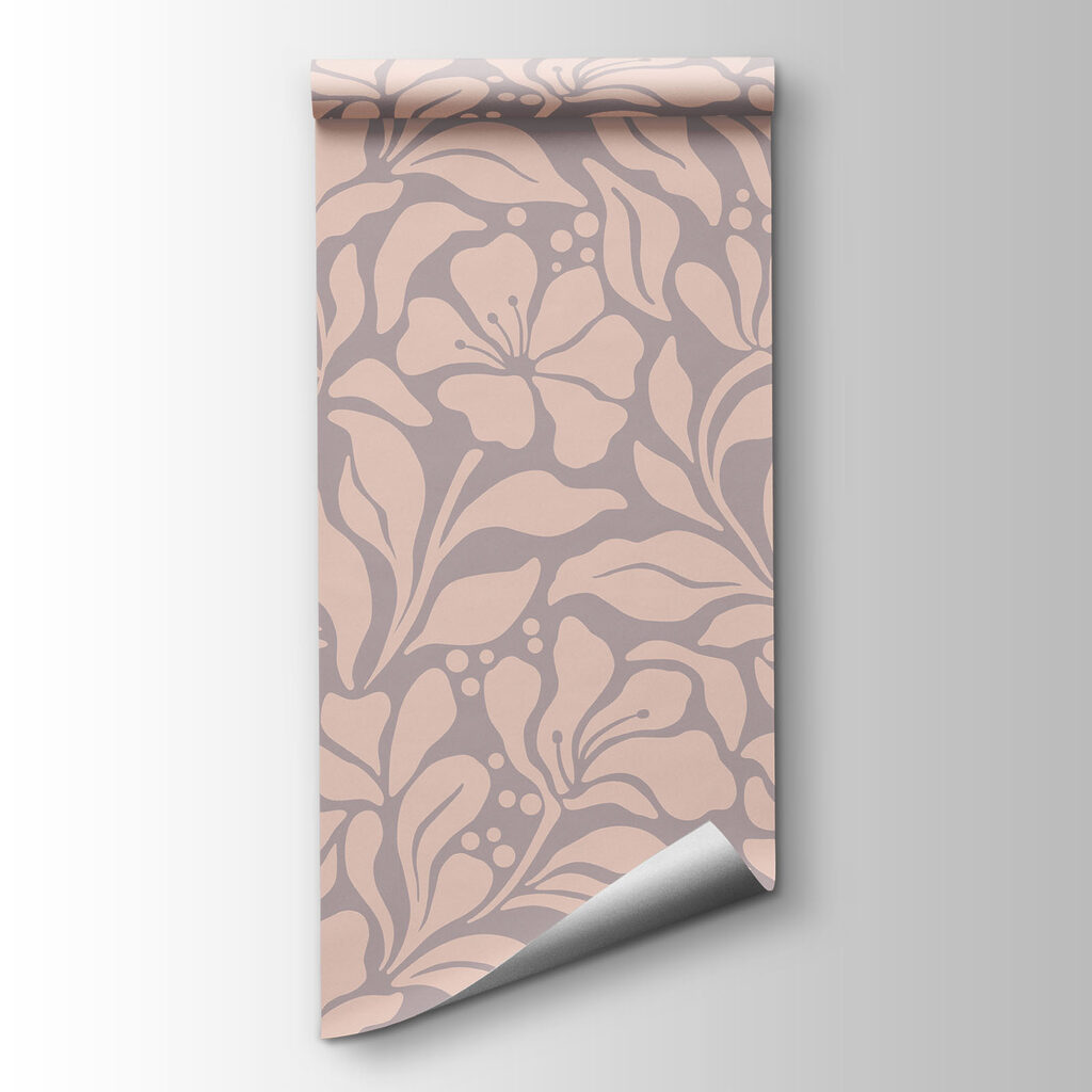 Pattern of flowers on a pink background Pattern of flowers on a pink background