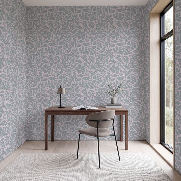 Pattern of flowers on a white background