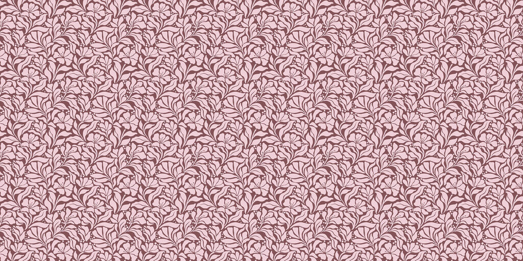 Pattern of flowers on a pink background