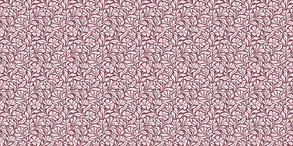 Pattern of flowers on a pink background