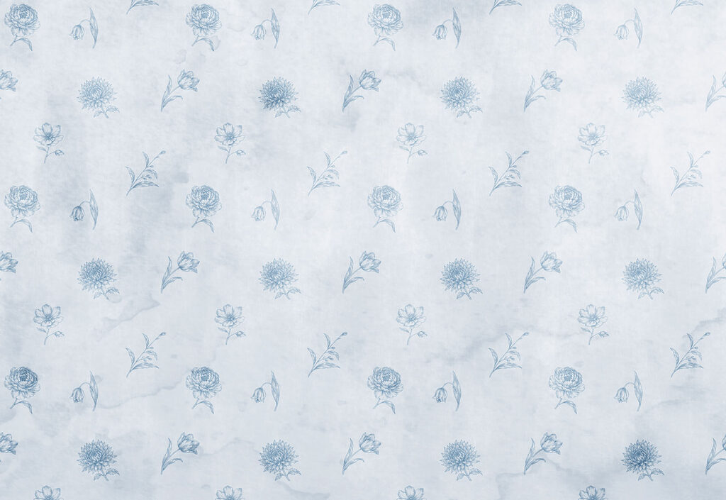 Blue and white floral pattern Blue and white floral pattern