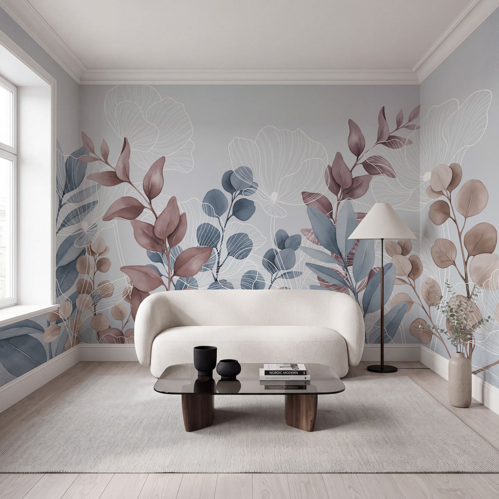 Elegant floral design with soft hues Elegant floral design with soft hues