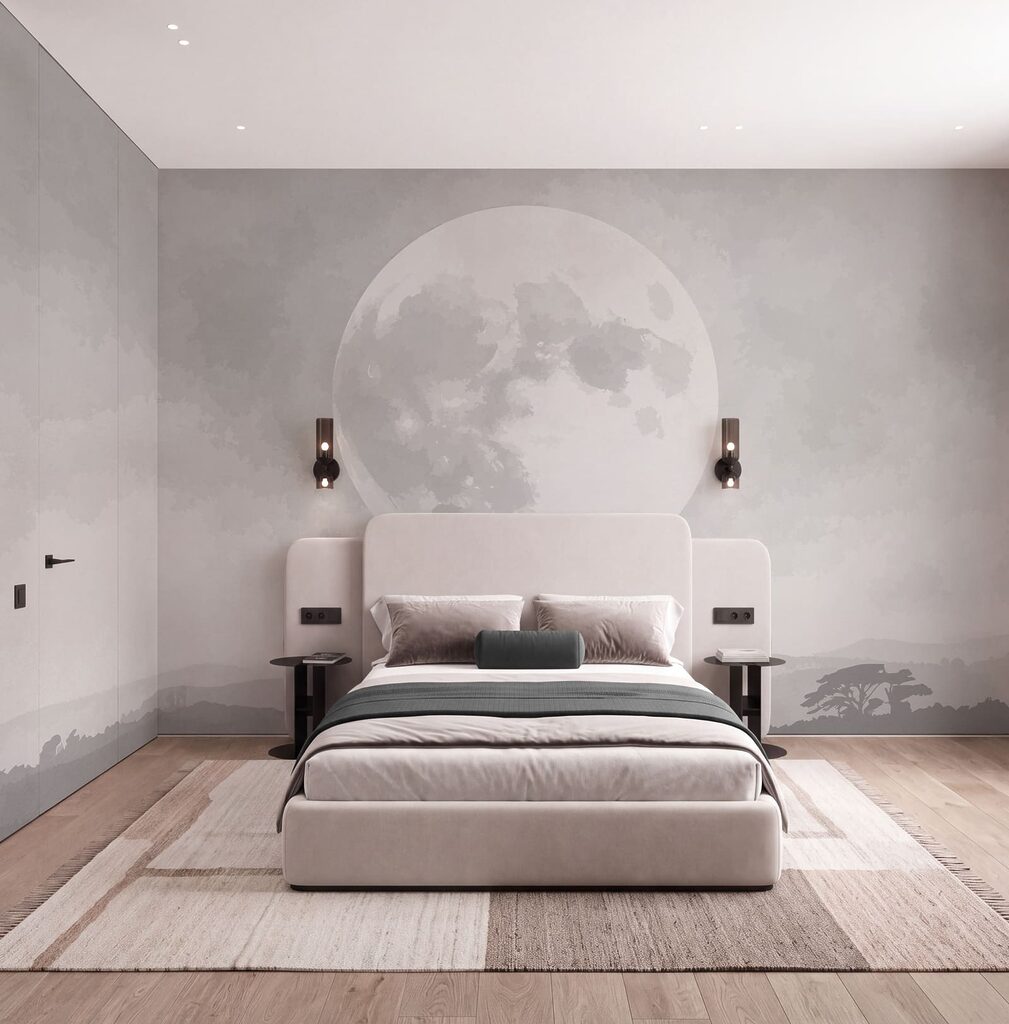 Moon in the sky