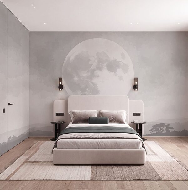 Moon in the sky
