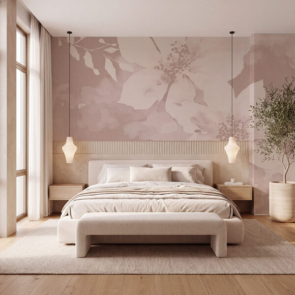 Soft floral elegance in muted tones Soft floral elegance in muted tones