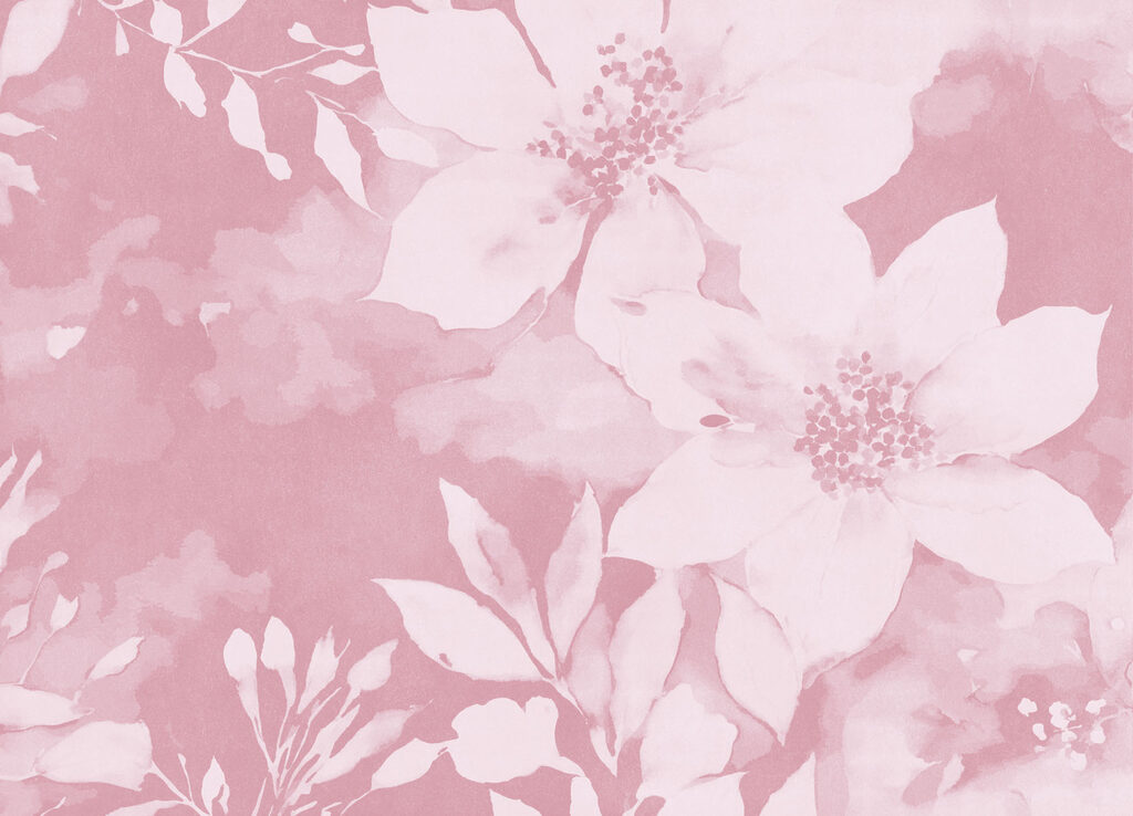 Pink floral pattern with white flowers Pink floral pattern with white flowers