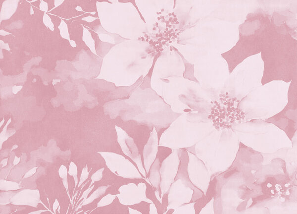 Pink floral pattern with white flowers Pink floral pattern with white flowers