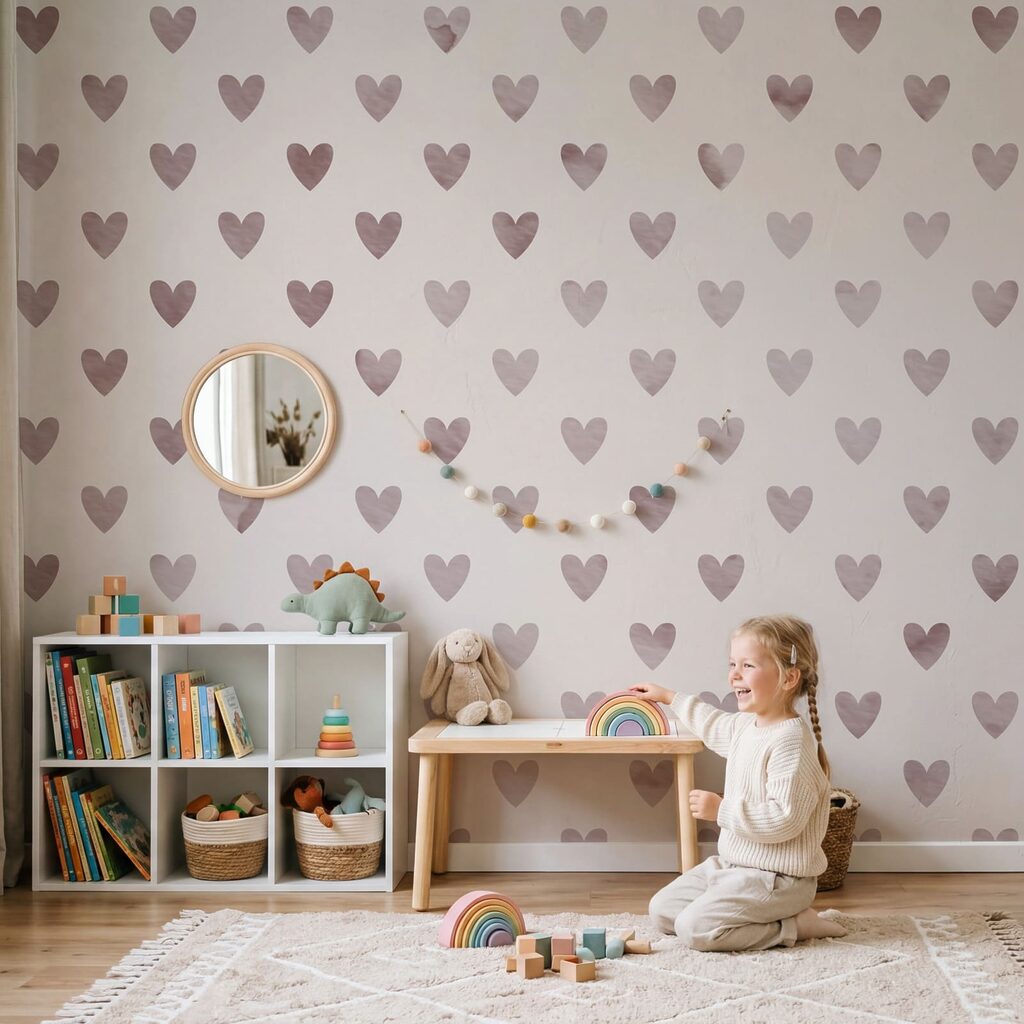 Pattern of hearts on a white background Pattern of hearts on a white background