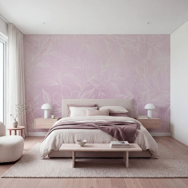 Pink and white floral pattern Pink and white floral pattern