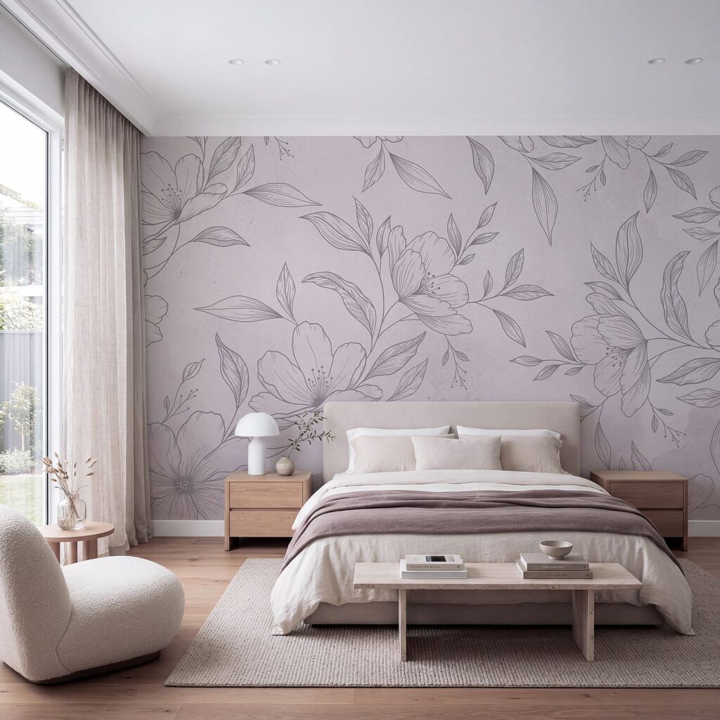 Delicate florals in soft hues Delicate florals in soft hues