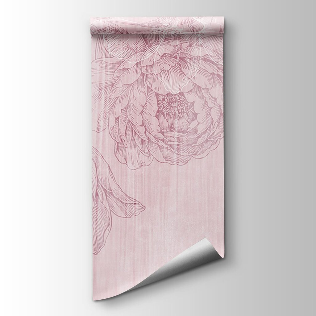Pink and white floral pattern Pink and white floral pattern