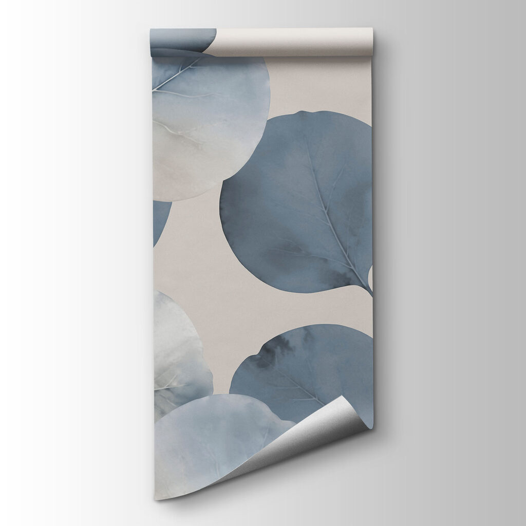 Delicate leaves in soft hues