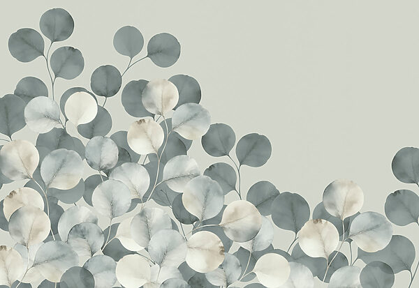 Calm leaves in soft hues Calm leaves in soft hues