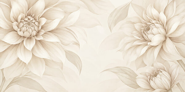 Delicate blooms in soft pastel tones