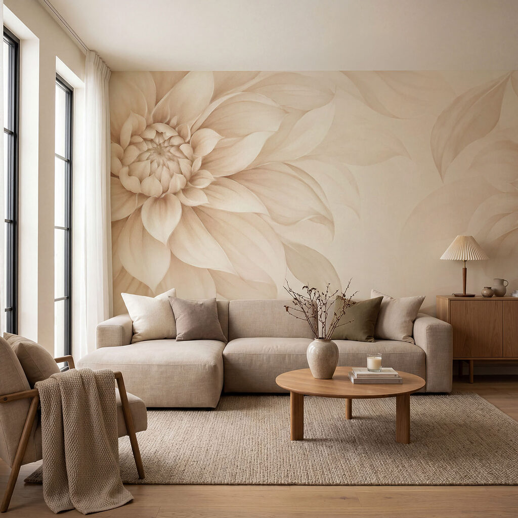 Delicate blooms in soft pastel tones