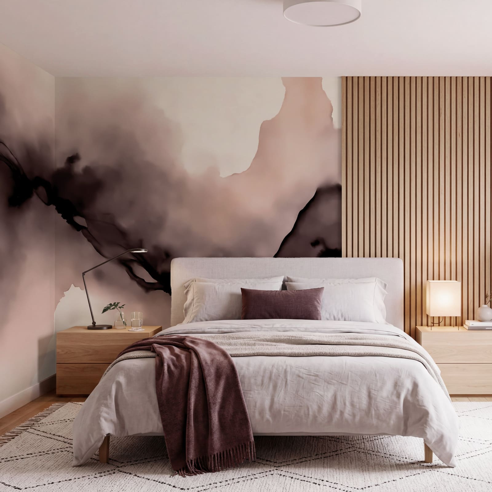 - Flowing abstract shades of calmness - Flowing abstract shades of calmness