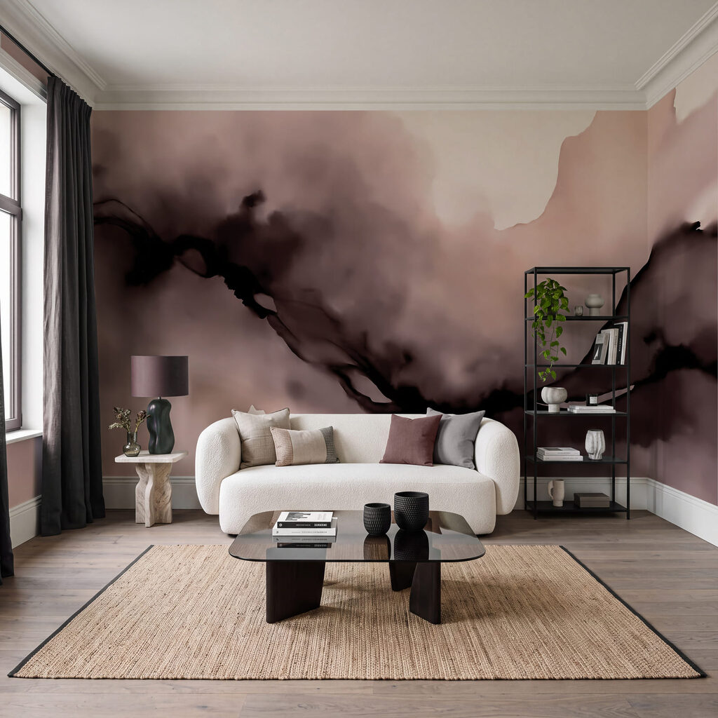 - Flowing abstract shades of calmness - Flowing abstract shades of calmness