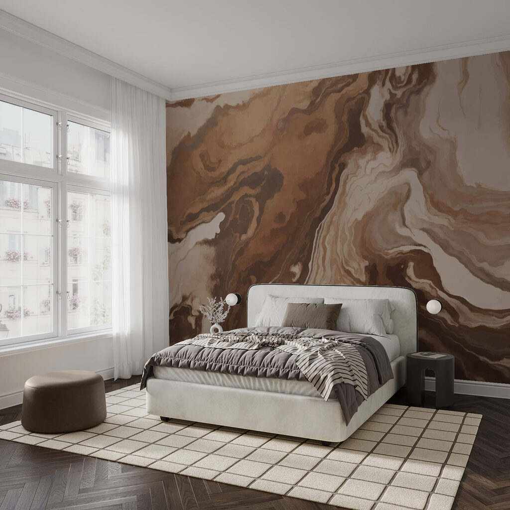 Organic swirls in warm hues Organic swirls in warm hues