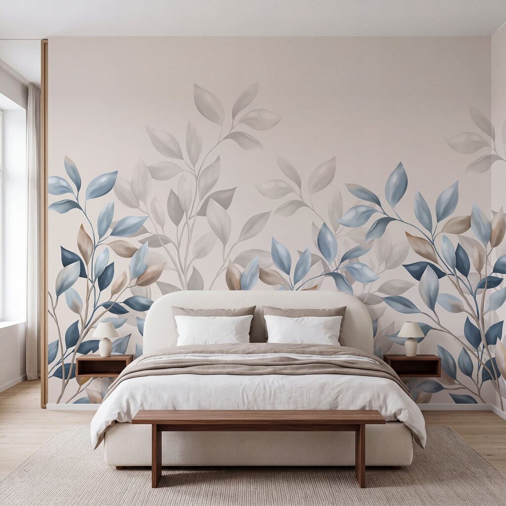 Graceful leaves in soft hues