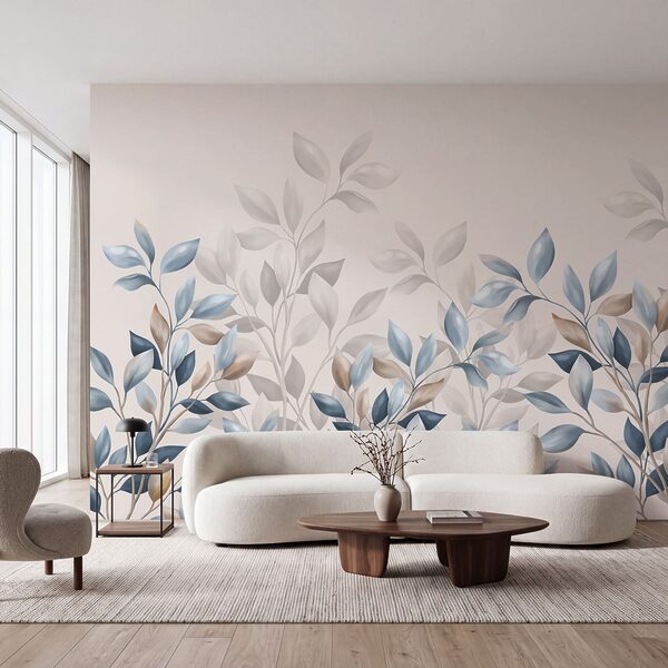Graceful leaves in soft hues