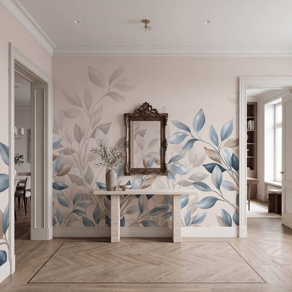 Graceful leaves in soft hues