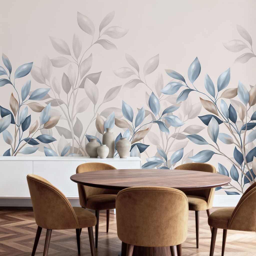 Graceful leaves in soft hues