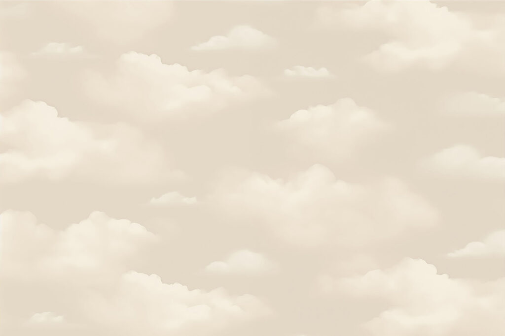 White clouds in a sky
