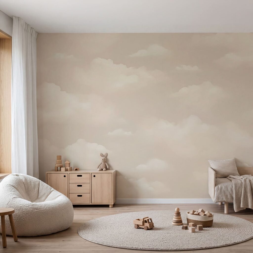 White clouds in a sky