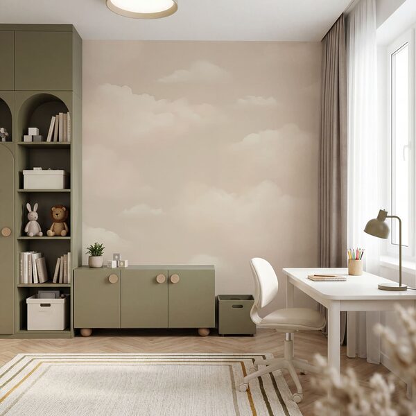 White clouds in a sky