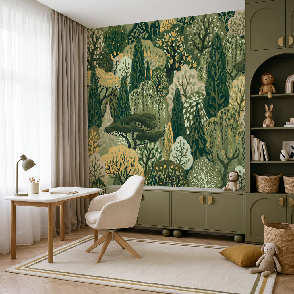 Wall mural Large group of trees (SKU: t01033) Wall mural Large group of trees (SKU: t01033)