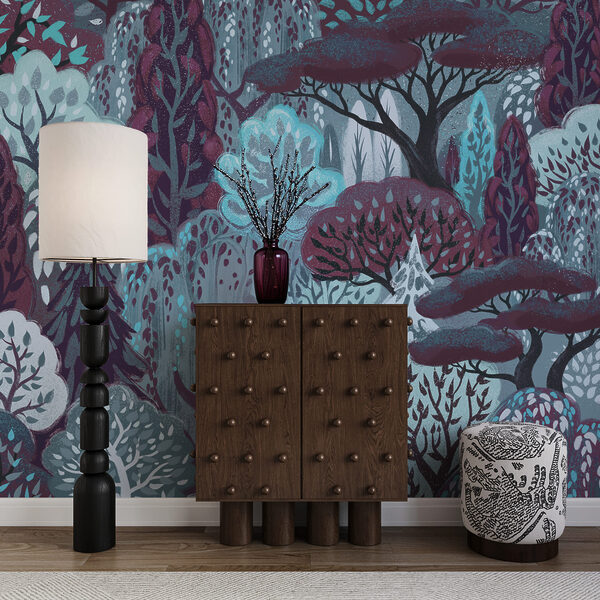 Wall mural Group of trees in a forest (SKU: t01033v4) Wall mural Group of trees in a forest (SKU: t01033v4)