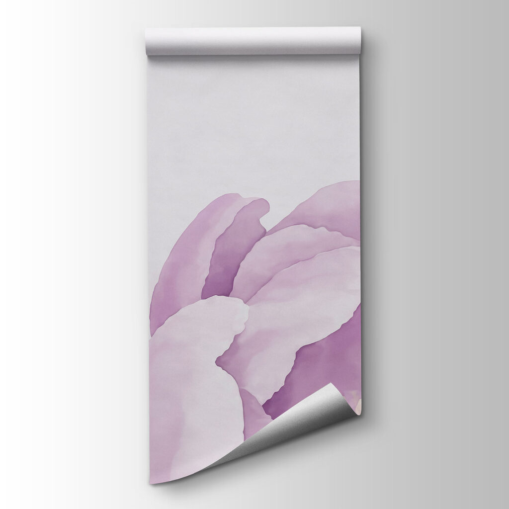 Wall mural Group of flowers with butterflies (SKU: t01101v2)
