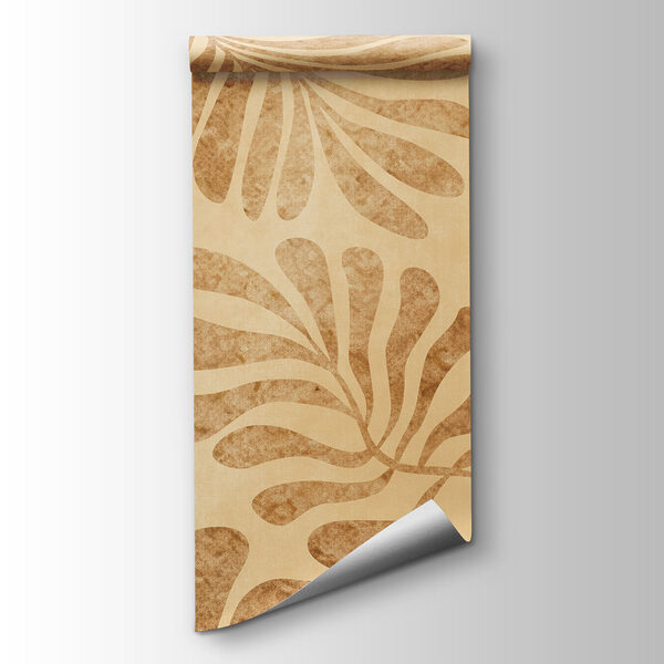 Wall mural Pattern of leaves on a paper (SKU: t01111) Wall mural Pattern of leaves on a paper (SKU: t01111)
