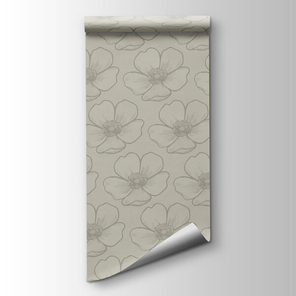 Wall mural Pattern of flowers on a white background (SKU: t01072v1) Wall mural Pattern of flowers on a white background (SKU: t01072v1)