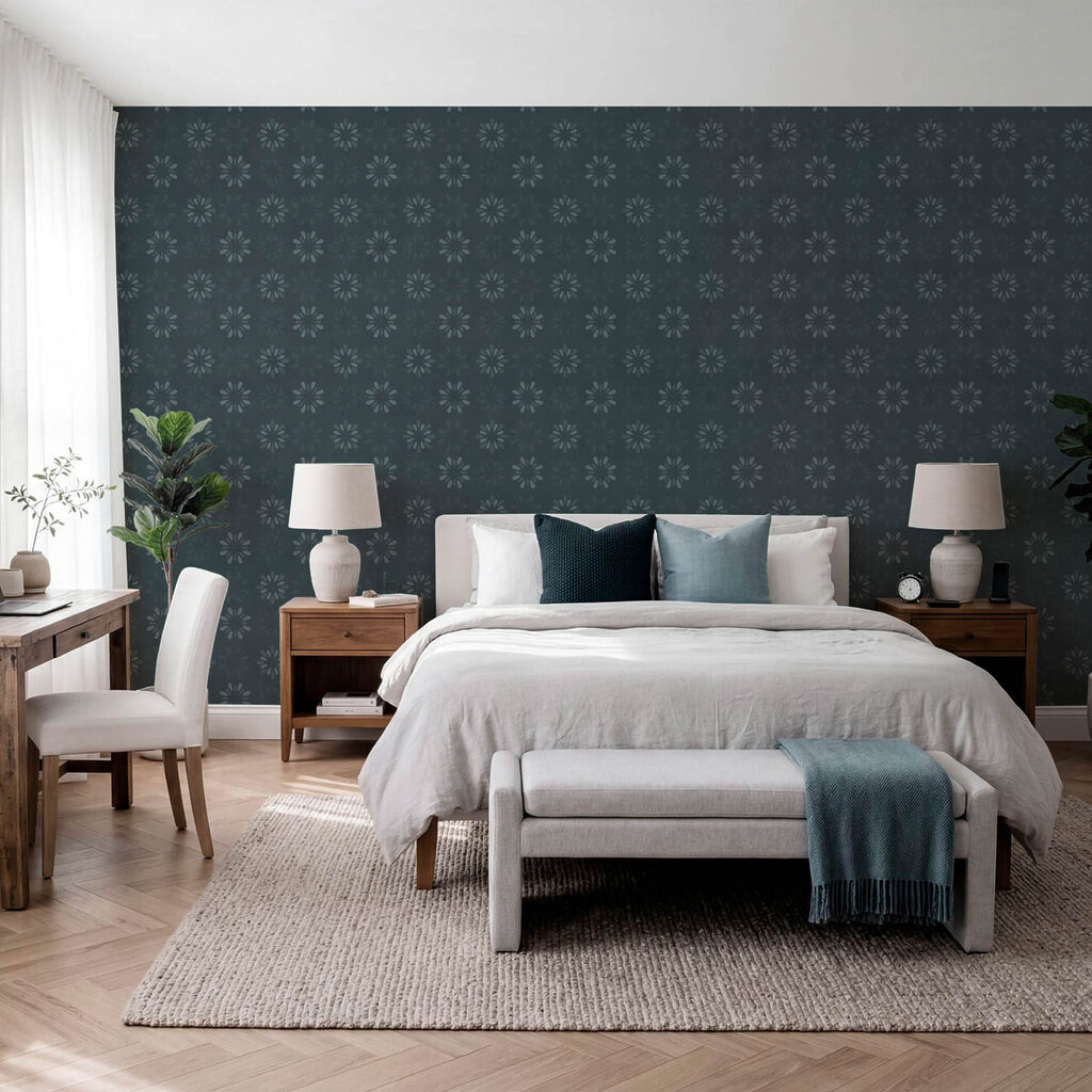 Wall mural Grey and white pattern (SKU: t01077) Wall mural Grey and white pattern (SKU: t01077)