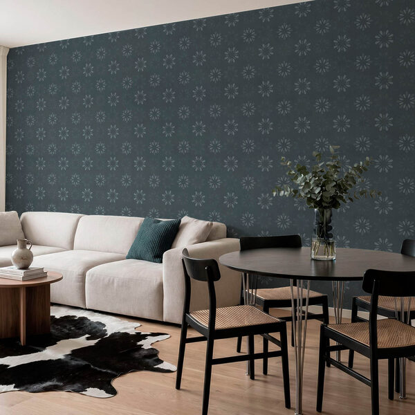 Wall mural Grey and white pattern (SKU: t01077)