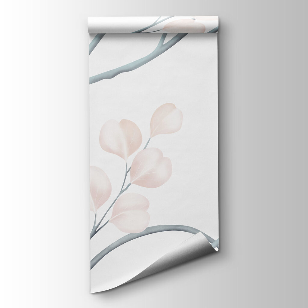 Wall mural Tree with white and brown leaves (SKU: t01115v3) Wall mural Tree with white and brown leaves (SKU: t01115v3)