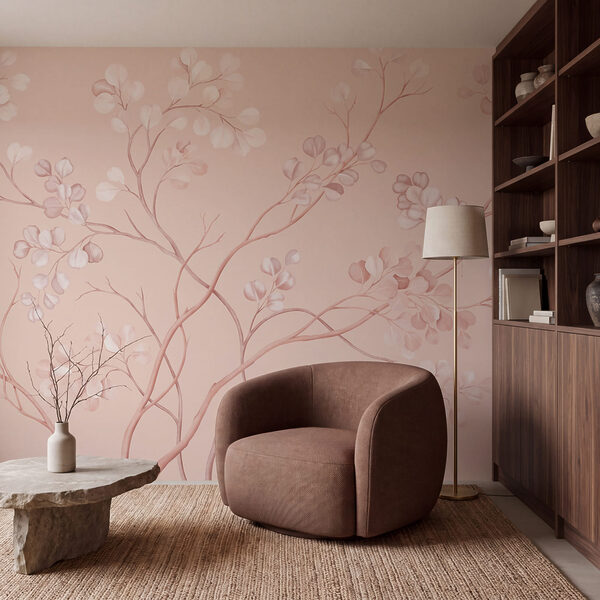 Wall mural Delicate floral pattern on soft background (SKU: t01115v4) Wall mural Delicate floral pattern on soft background (SKU: t01115v4)